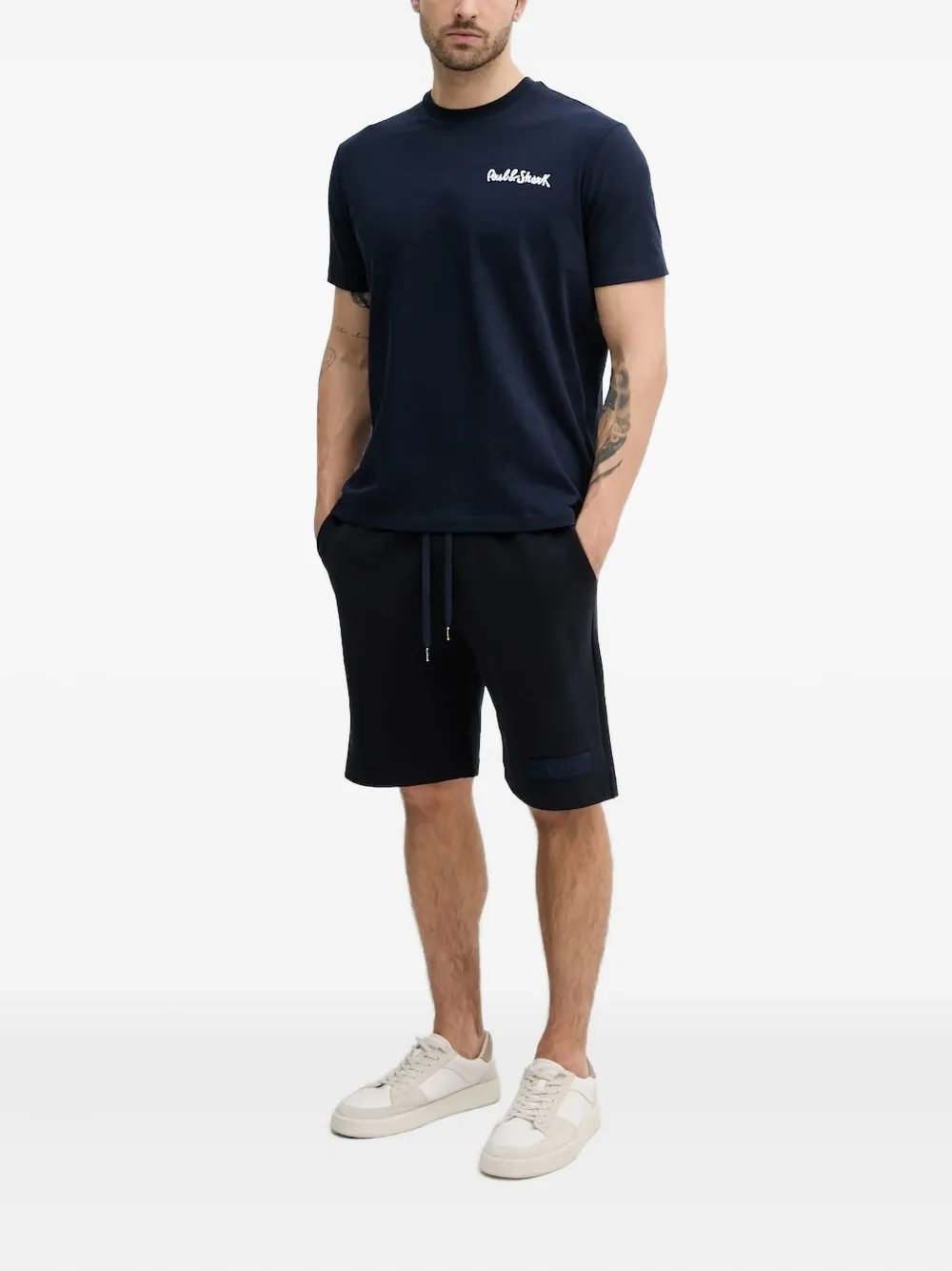 Paul & Shark T-shirt met logoprint Blauw