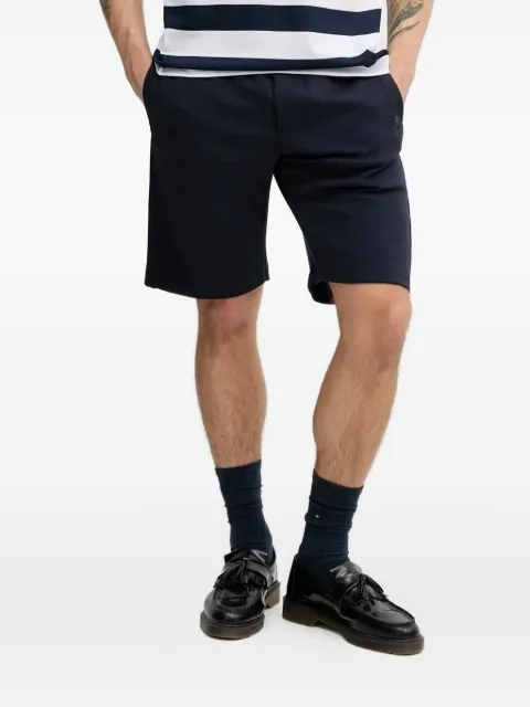 Paul & Shark logo-detail ribbed shorts