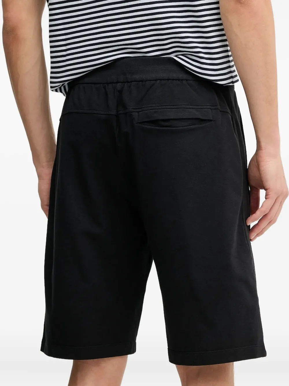 Paul & Shark drawstring-waist side-pocket shorts Zwart