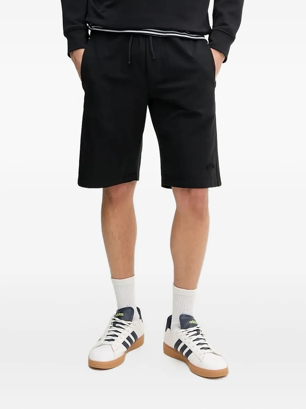 Paul & Shark drawstring-waist side-pocket shorts Zwart