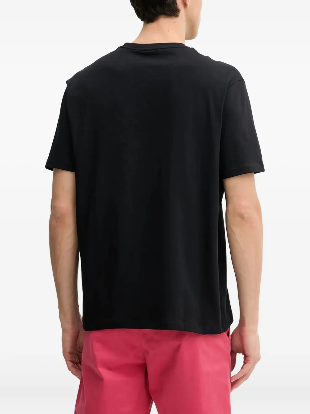 Paul & Shark stripe-detail T-shirt Zwart