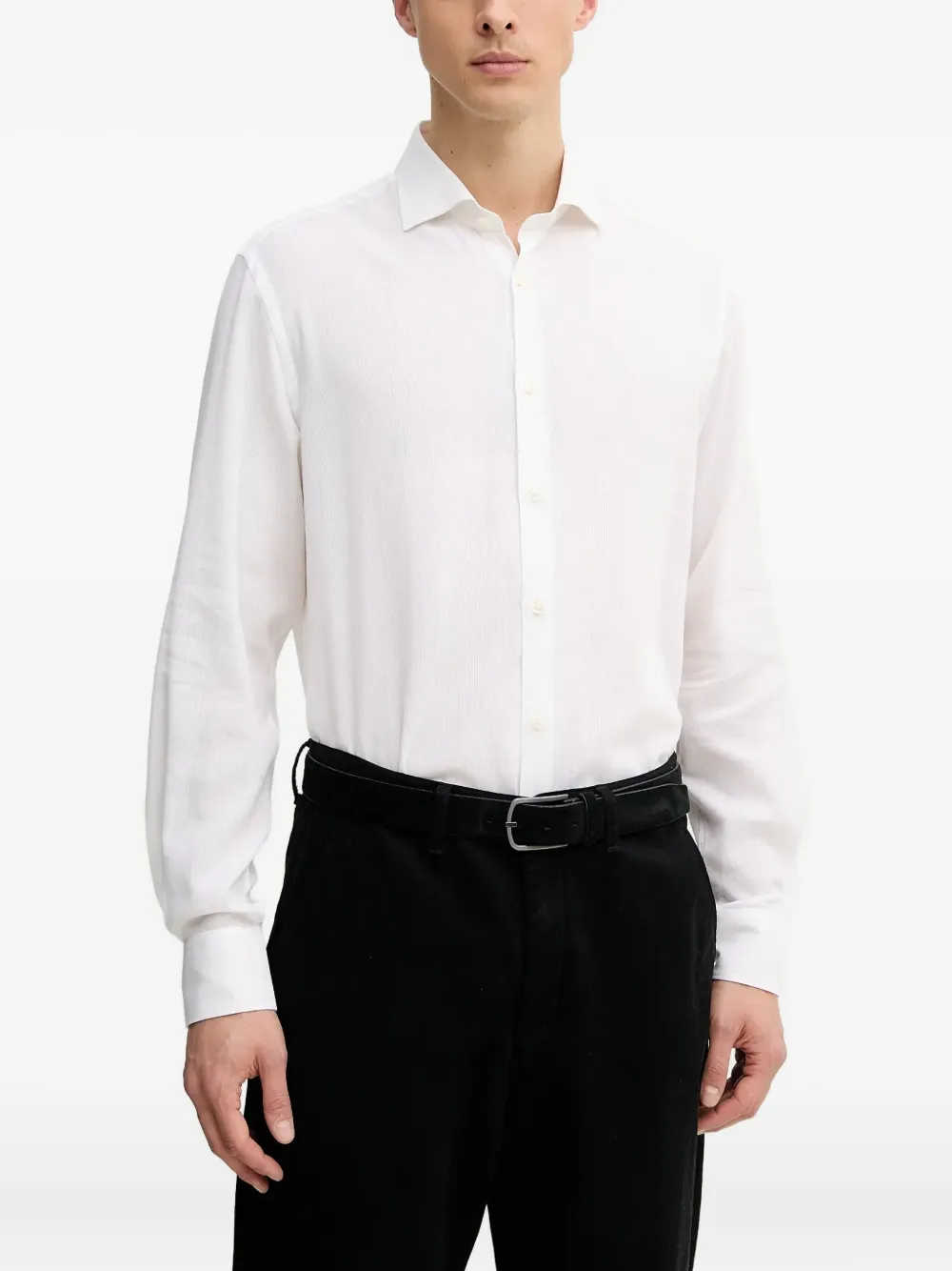 Paul & Shark long-sleeve shirt | White | Image 1