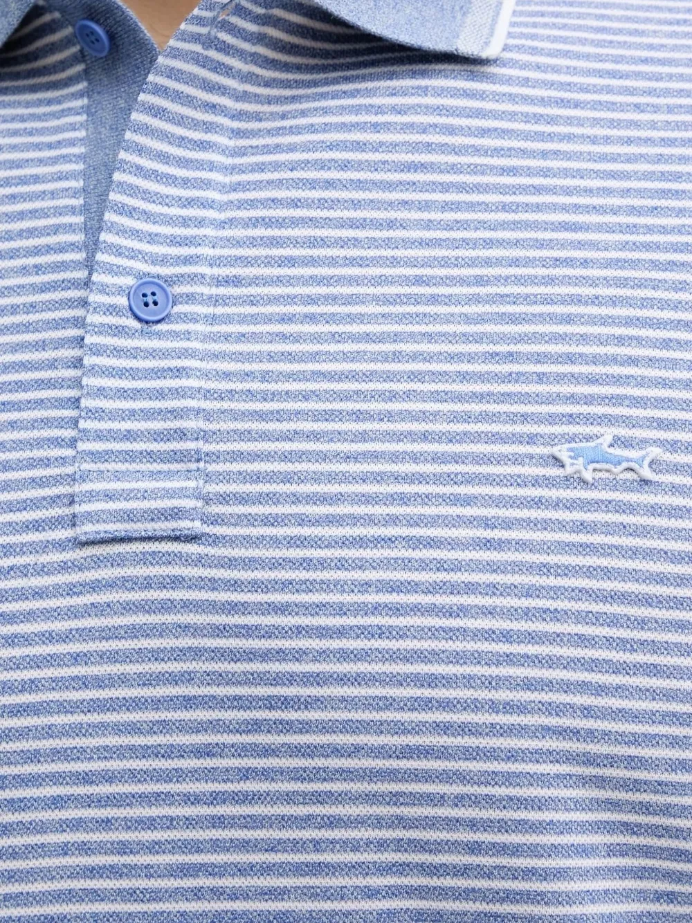 Paul & Shark striped polo shirt Blauw