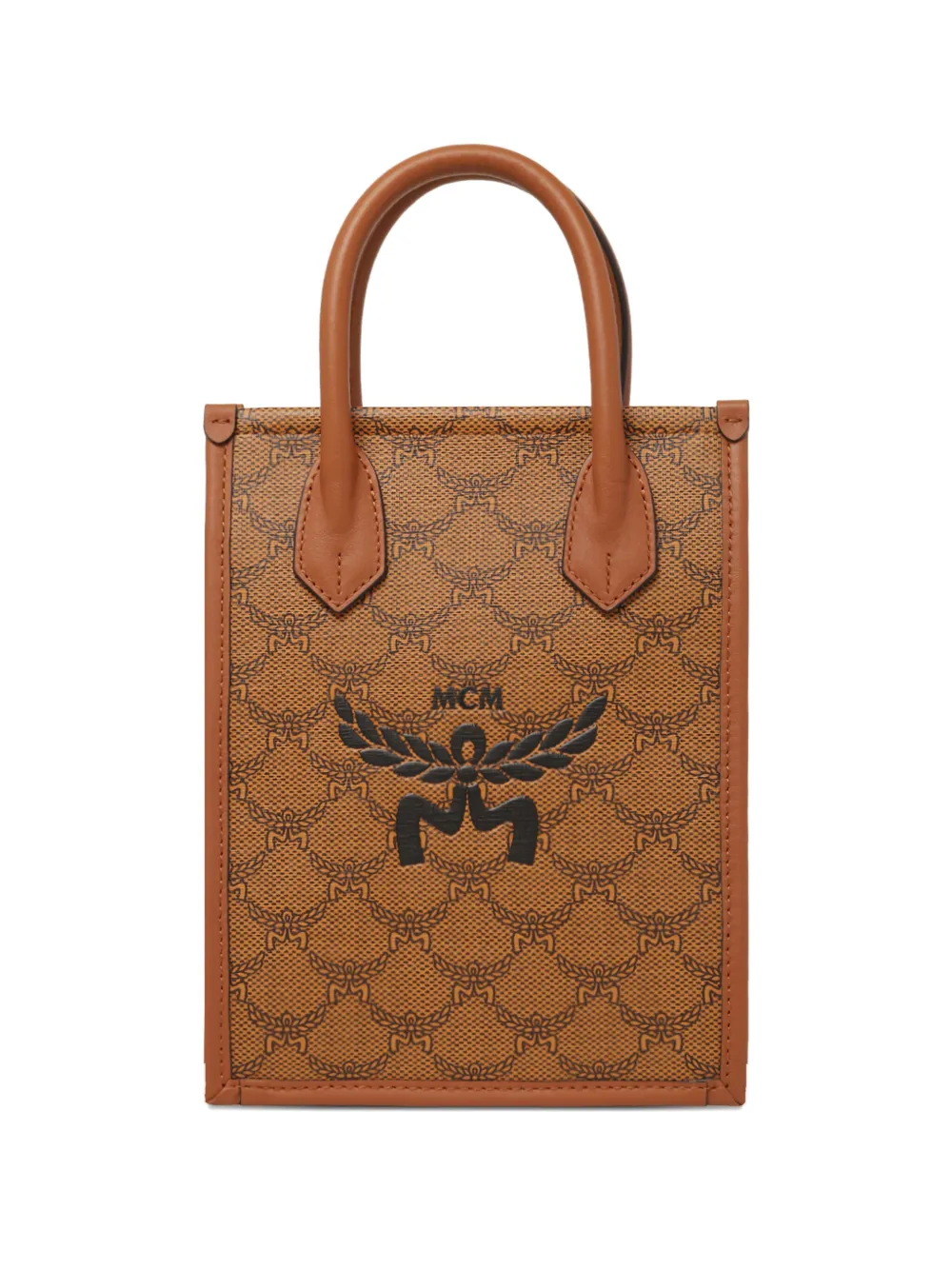 MCM Borsa tote Himmel Lauretos - Marrone