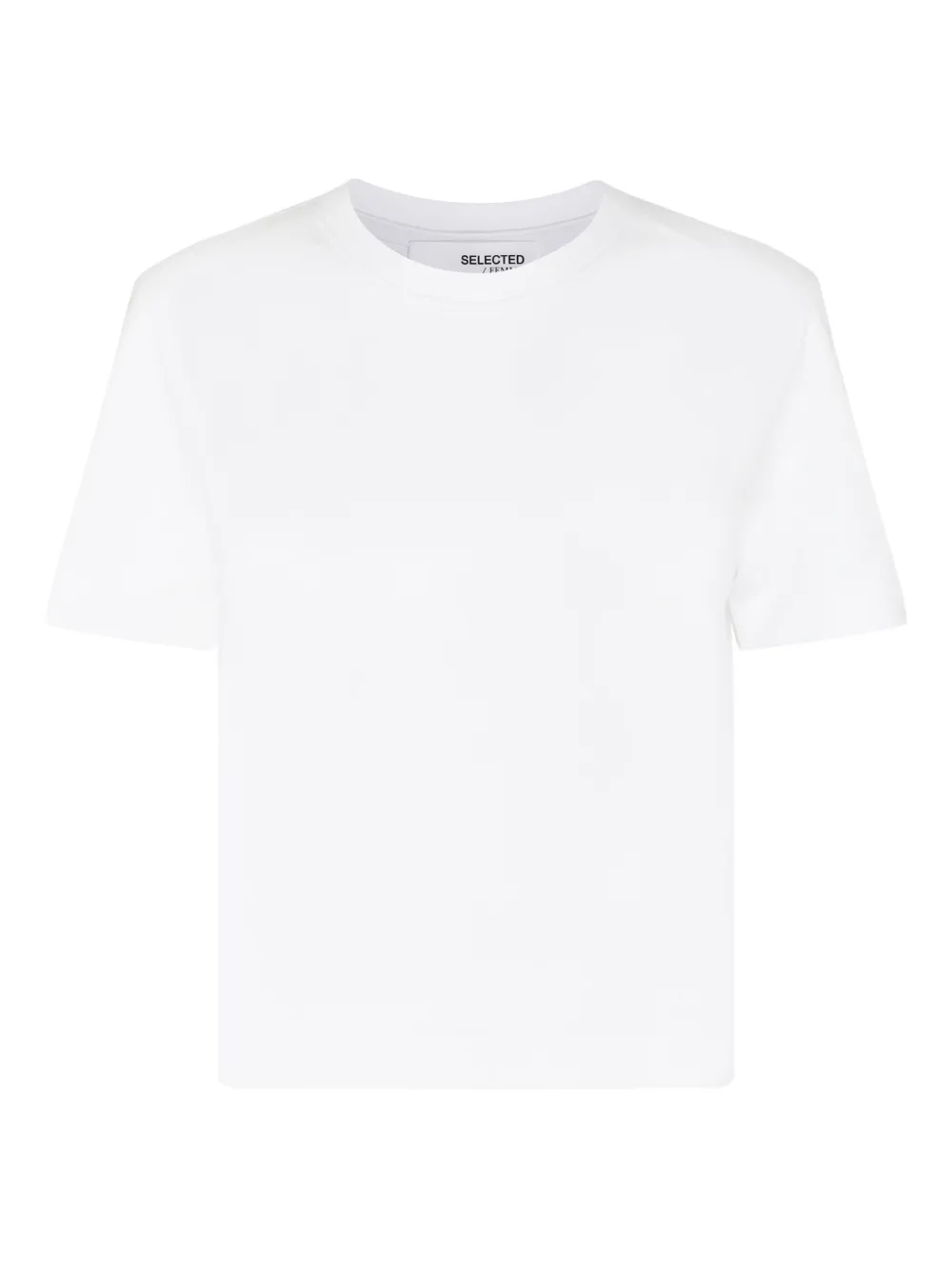 SELECTED T-shirt van biologisch katoen Wit