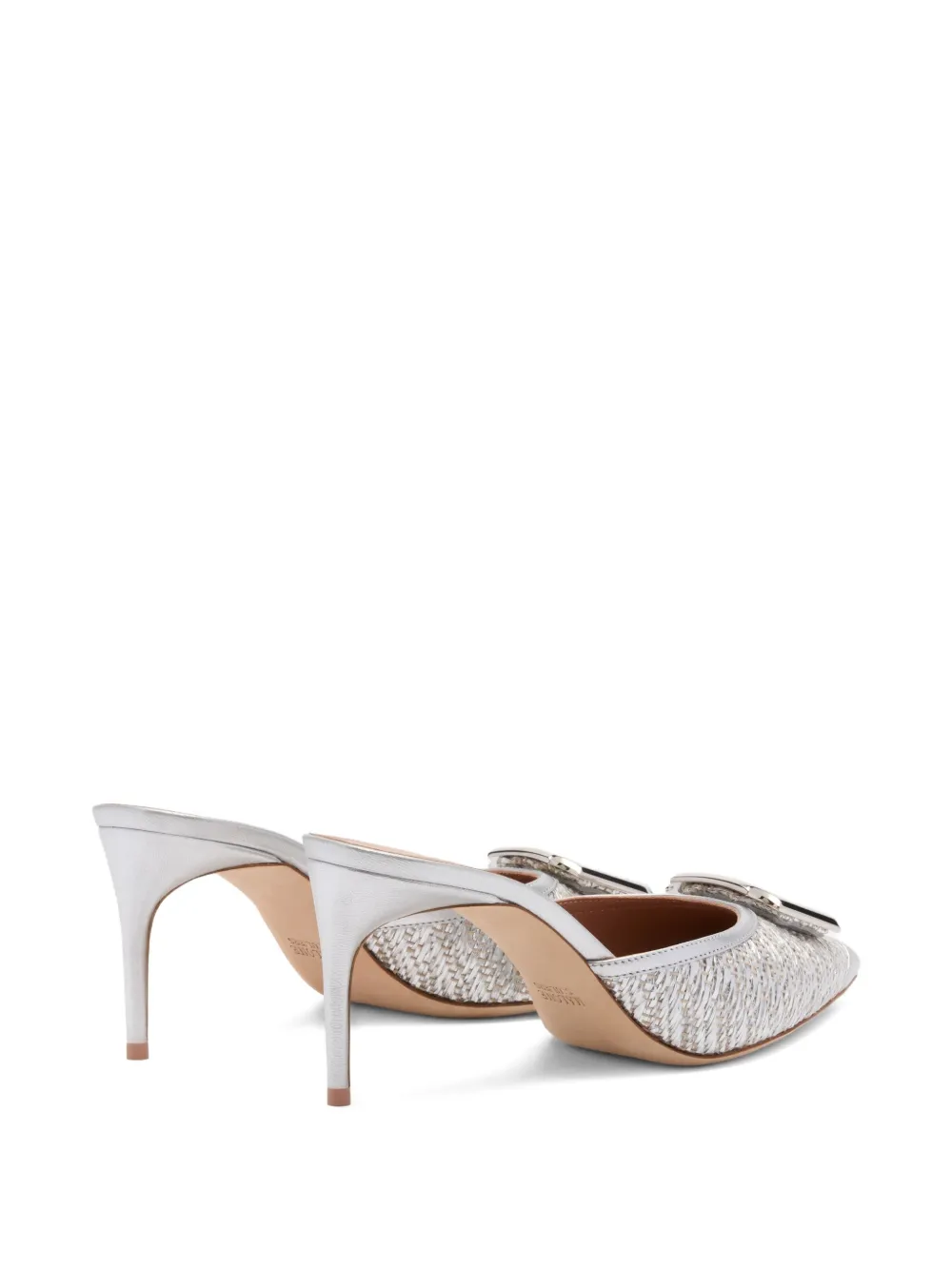 Malone Souliers Mona 70mm muiltjes Zilver