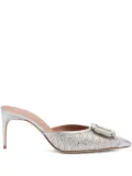 Malone Souliers 70mm Mona mules - Silver