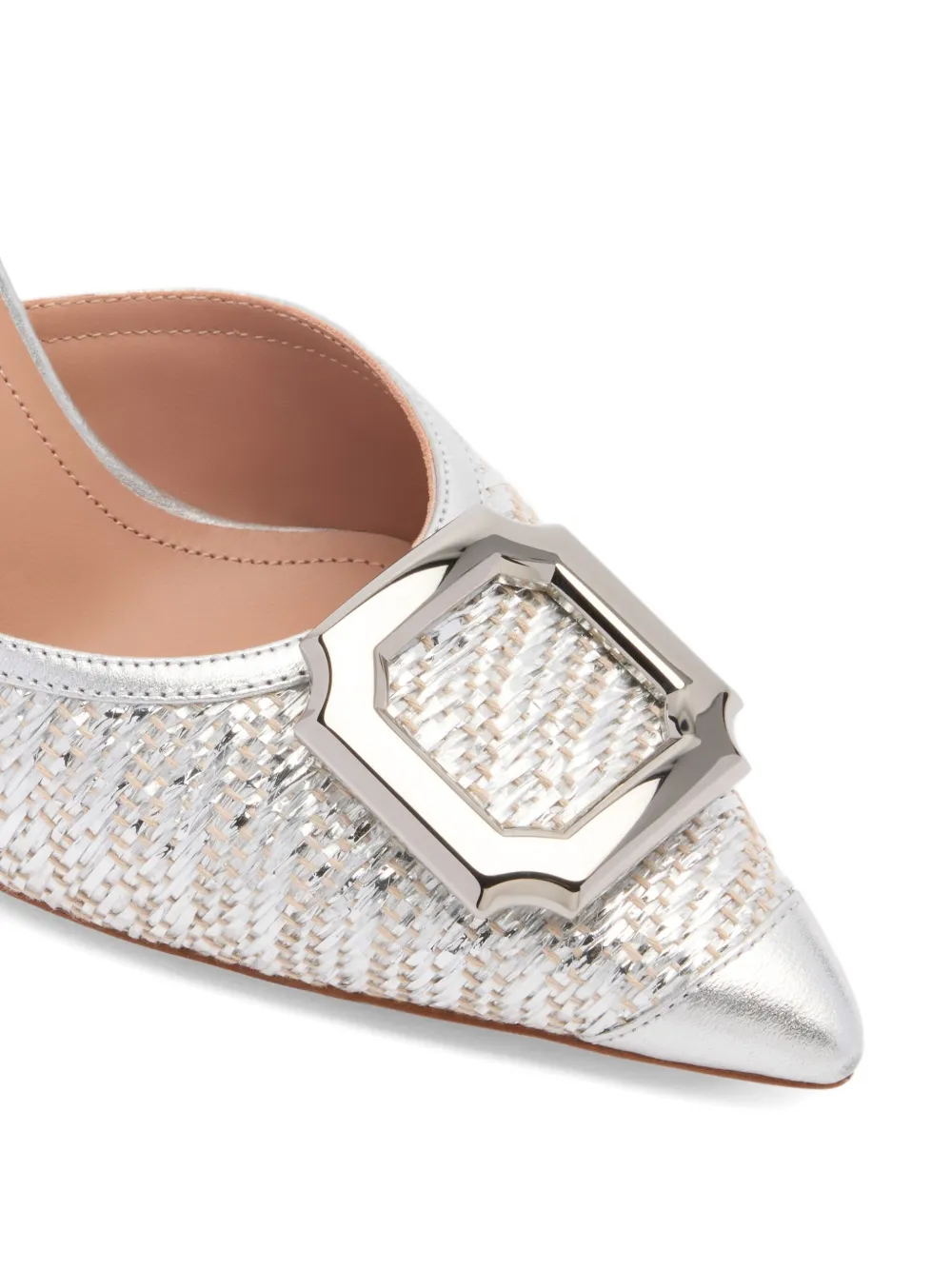 Malone Souliers Mona 70mm muiltjes Zilver