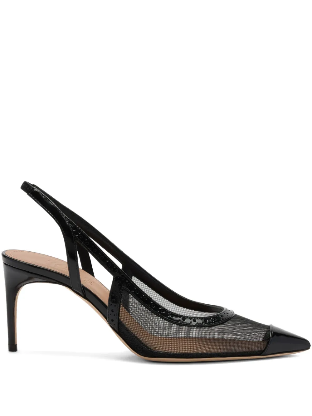 Malone Souliers 70 mm Aubrey pumps Zwart