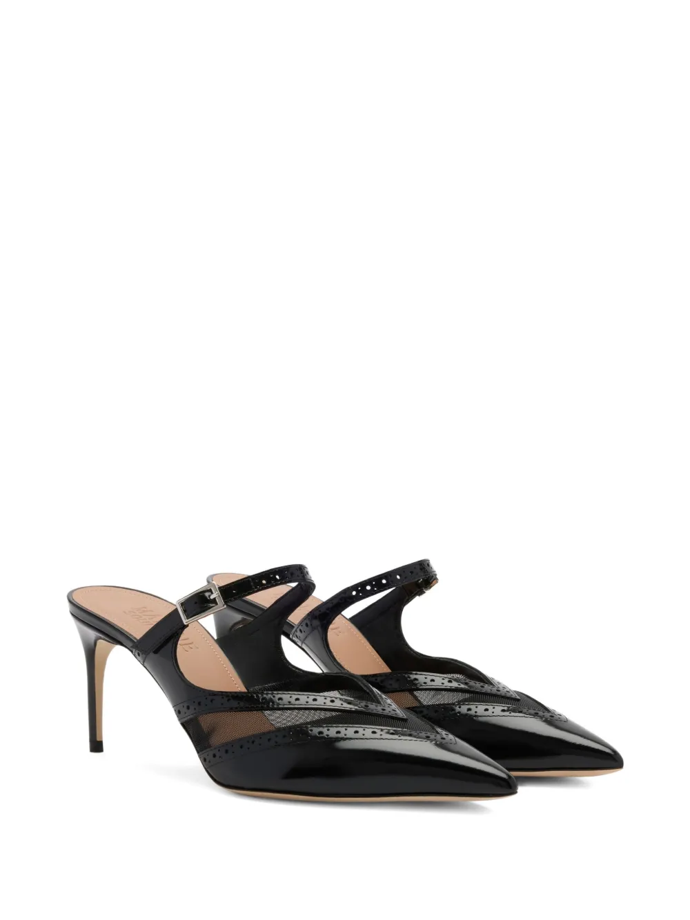 Malone Souliers 70 mm Cristi muiltjes - Zwart