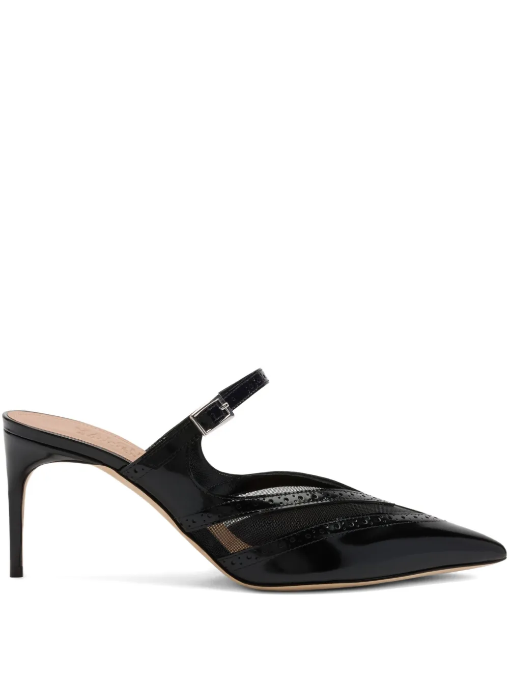 Malone Souliers 70 mm Cristi muiltjes Zwart