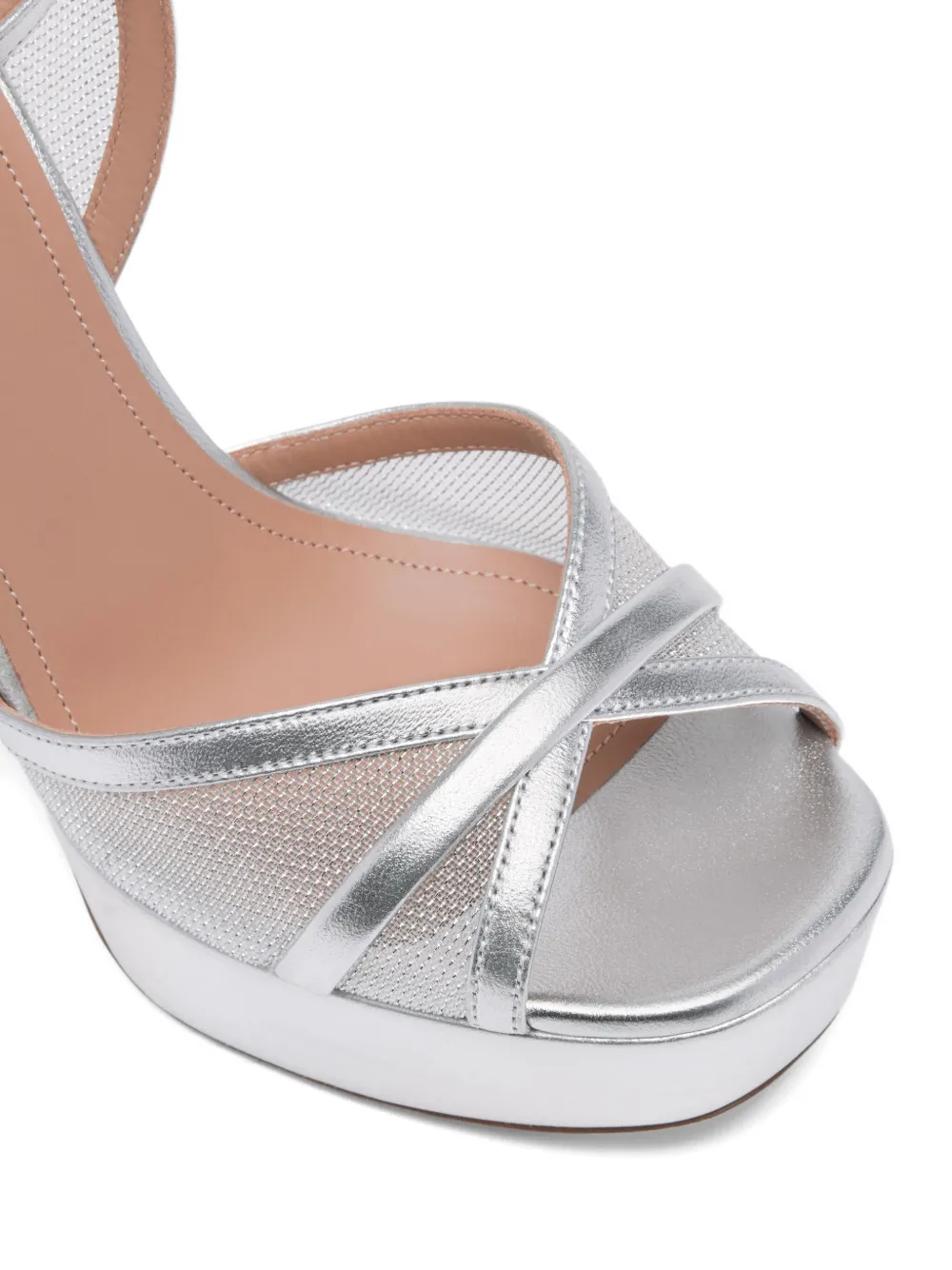 Malone Souliers 125mm Sylvie sandals Silver