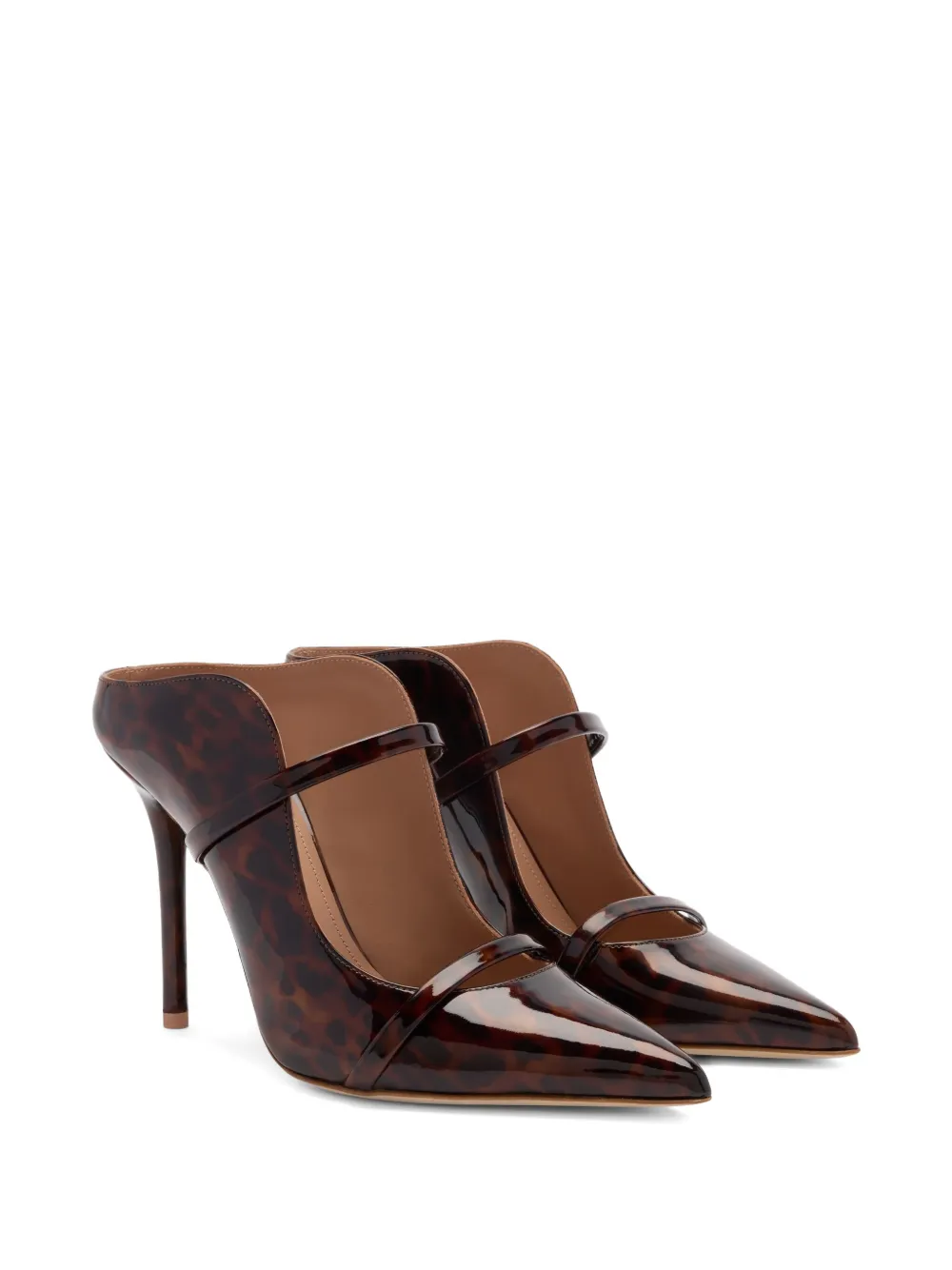 Malone Souliers 100mm Maureen mules Brown