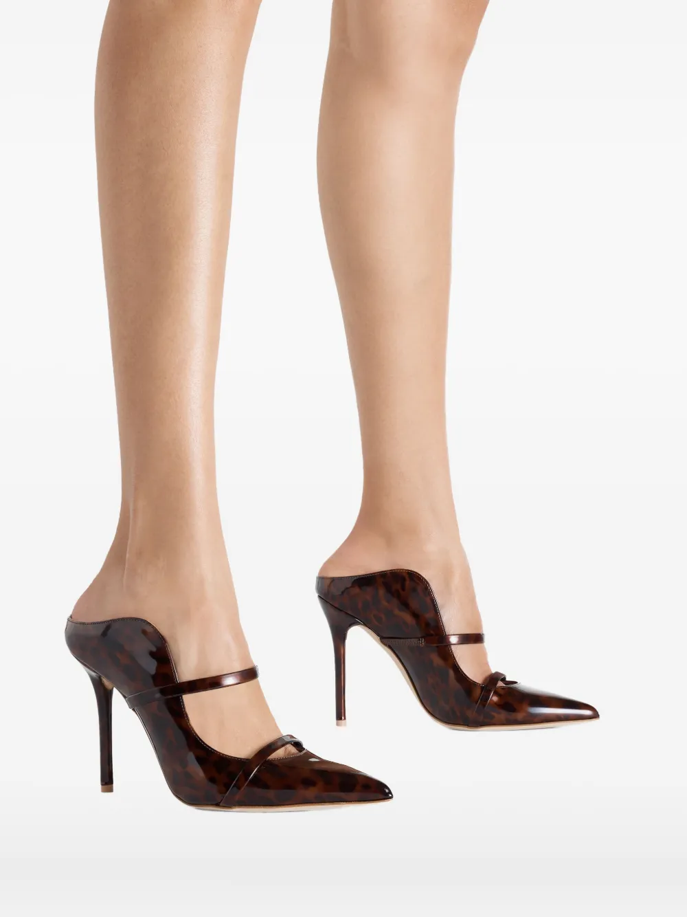 Malone Souliers 100mm Maureen mules Brown