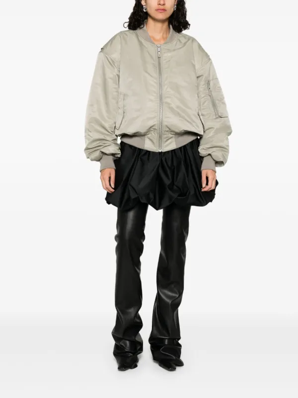 ENTIRE STUDIOS Broad Bomber Jacket | Grey | FARFETCH
