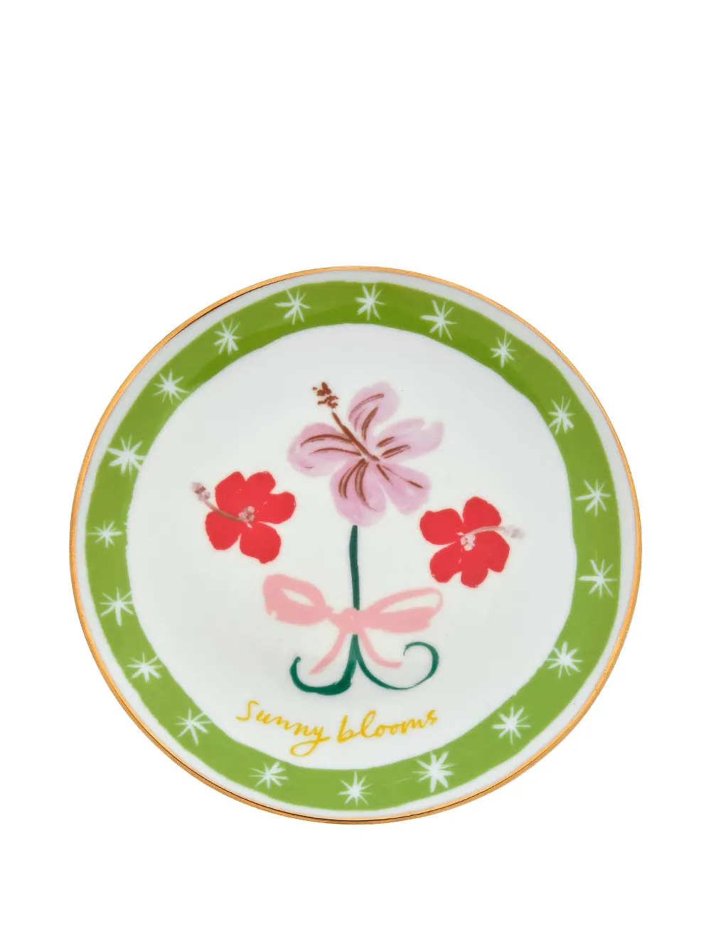Bitossi Home Flower-print plate (16.5cm) | White | Image 1
