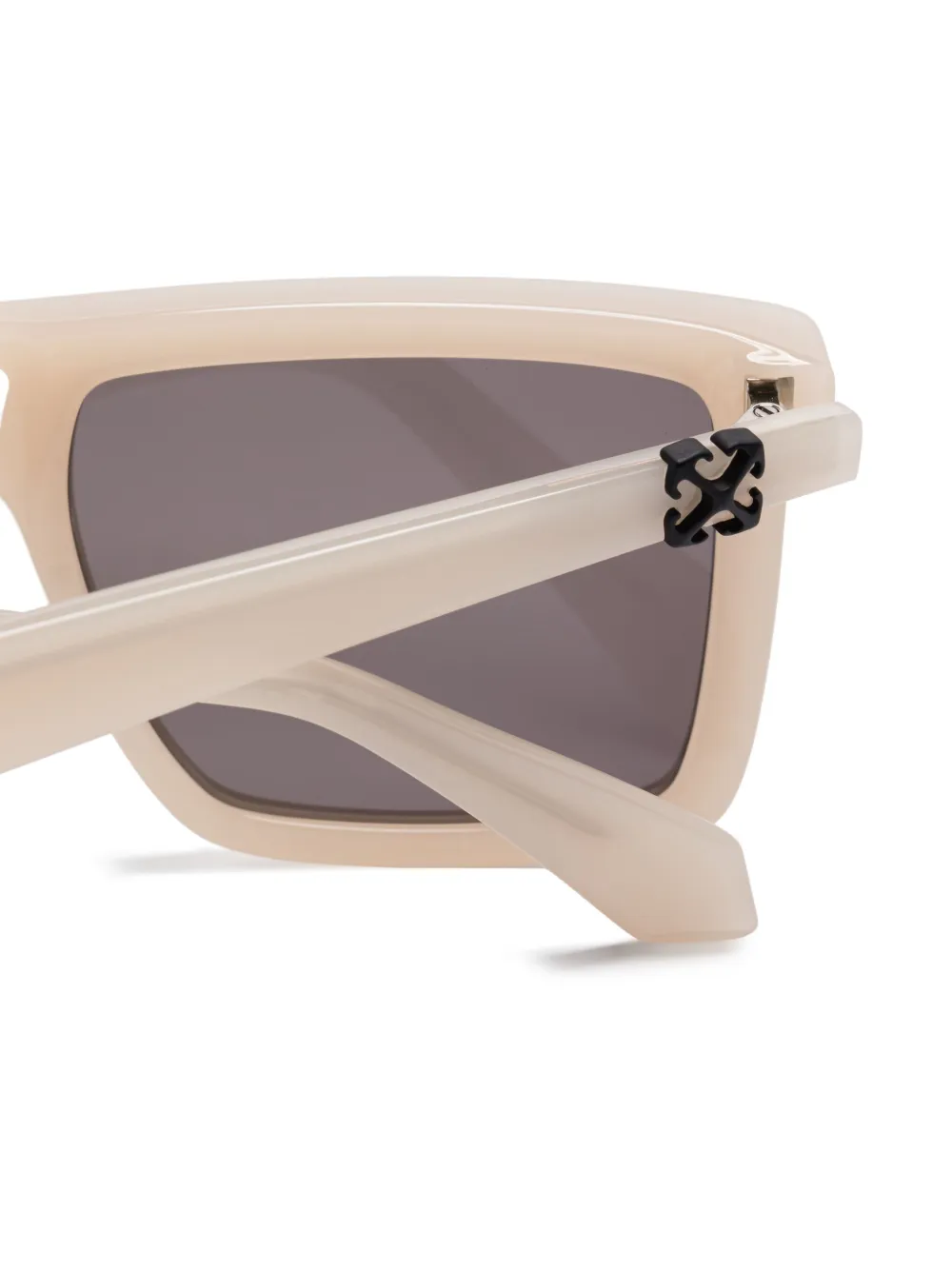 Off-White Eyewear Stratford zonnebril Beige