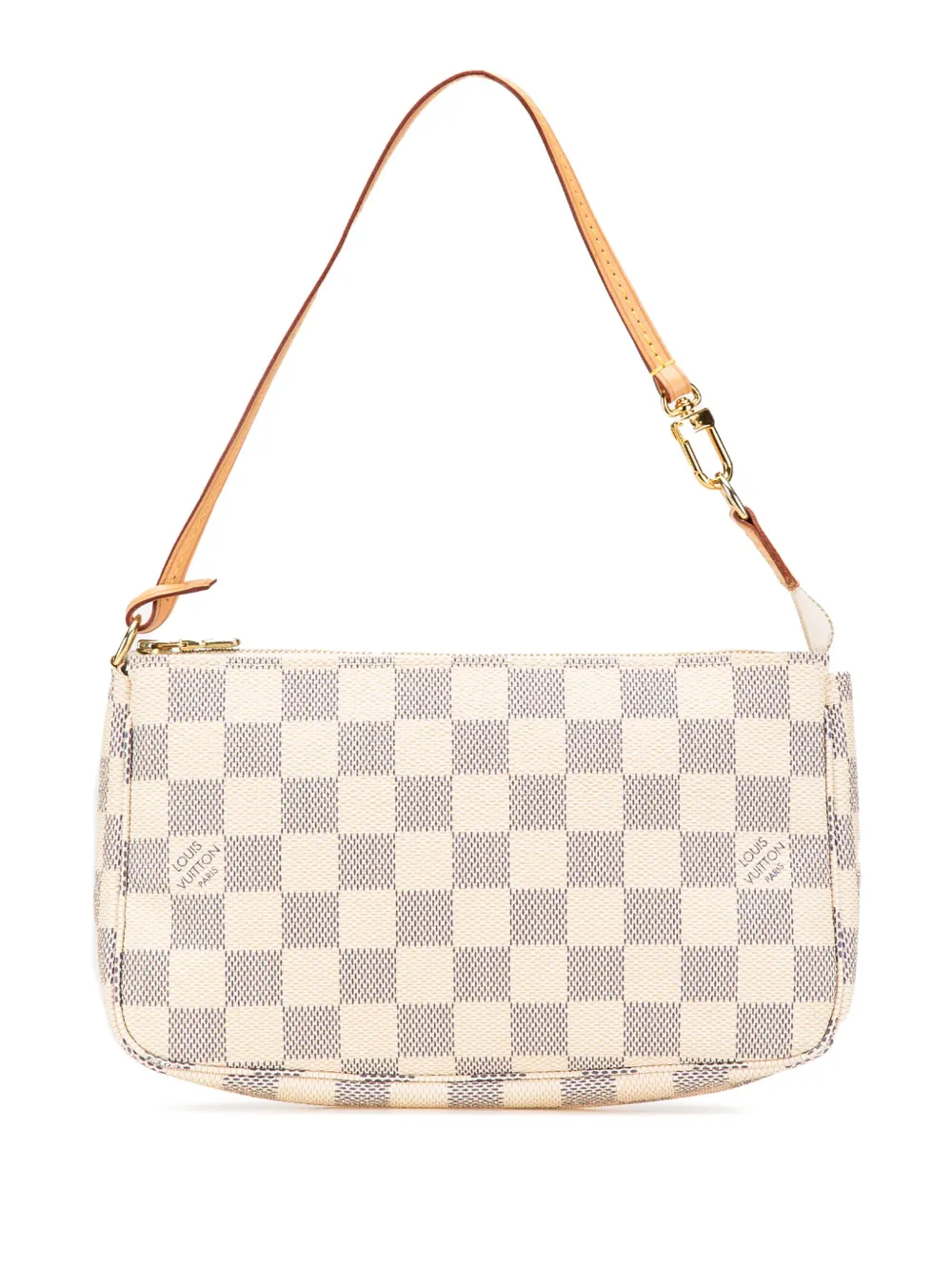 Louis Vuitton Pre-Owned 2010 ダミエ アズール ポシェット アクセソワール ショルダーバッグ - ホワイト Louis Vuitton Pre-Owned 2010 ダミエ アズール ポシェット アクセソワール ショルダーバッグ - ホワイト