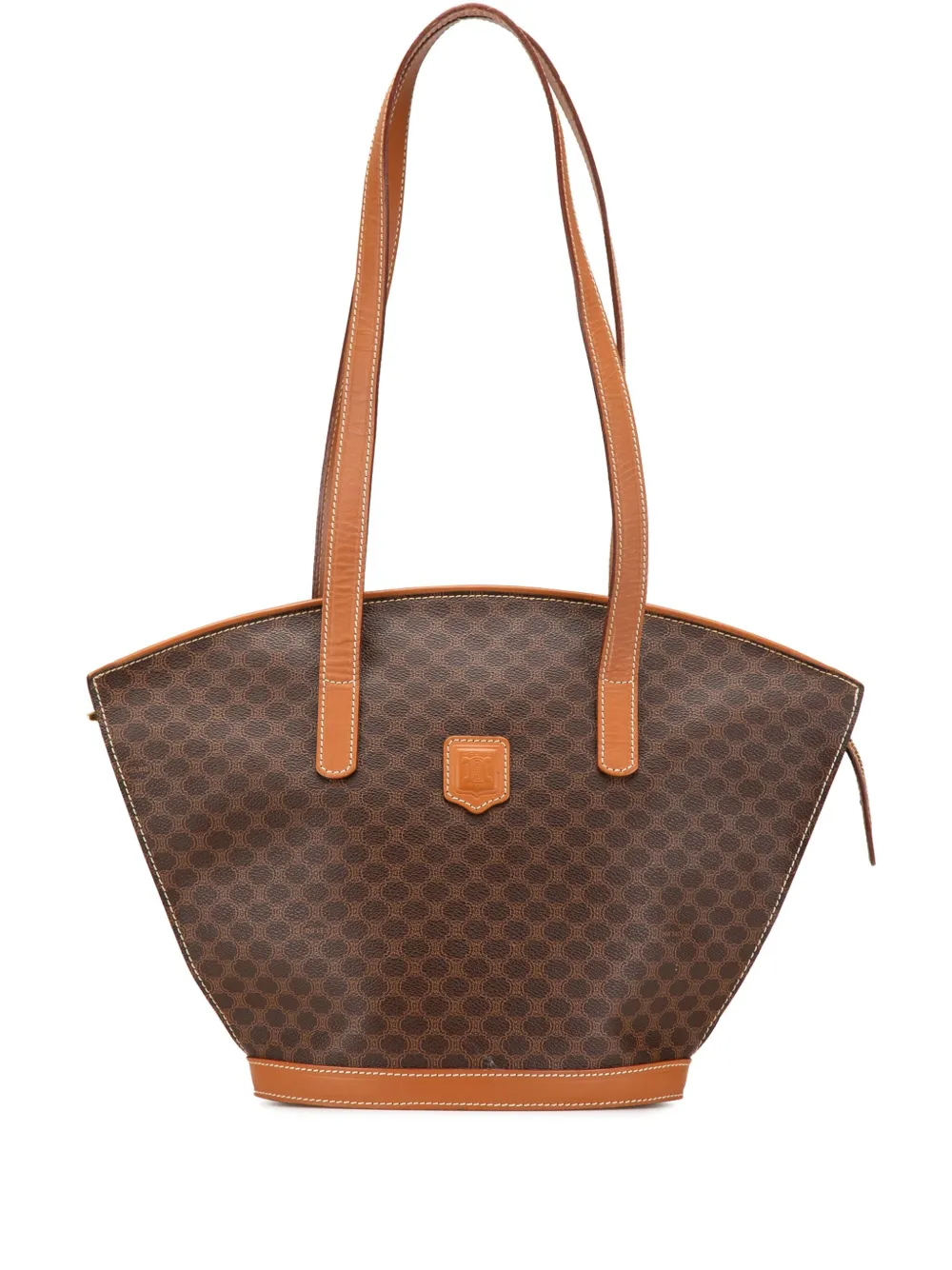 Céline Pre-Owned 2006 マカダム コーテッドキャンバス ショルダーバッグ - ブラウン Céline Pre-Owned 2006 マカダム コーテッドキャンバス ショルダーバッグ - ブラウン
