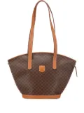 Céline Pre-Owned 2006 Macadam Coated Canvas shoulder bag - Brown