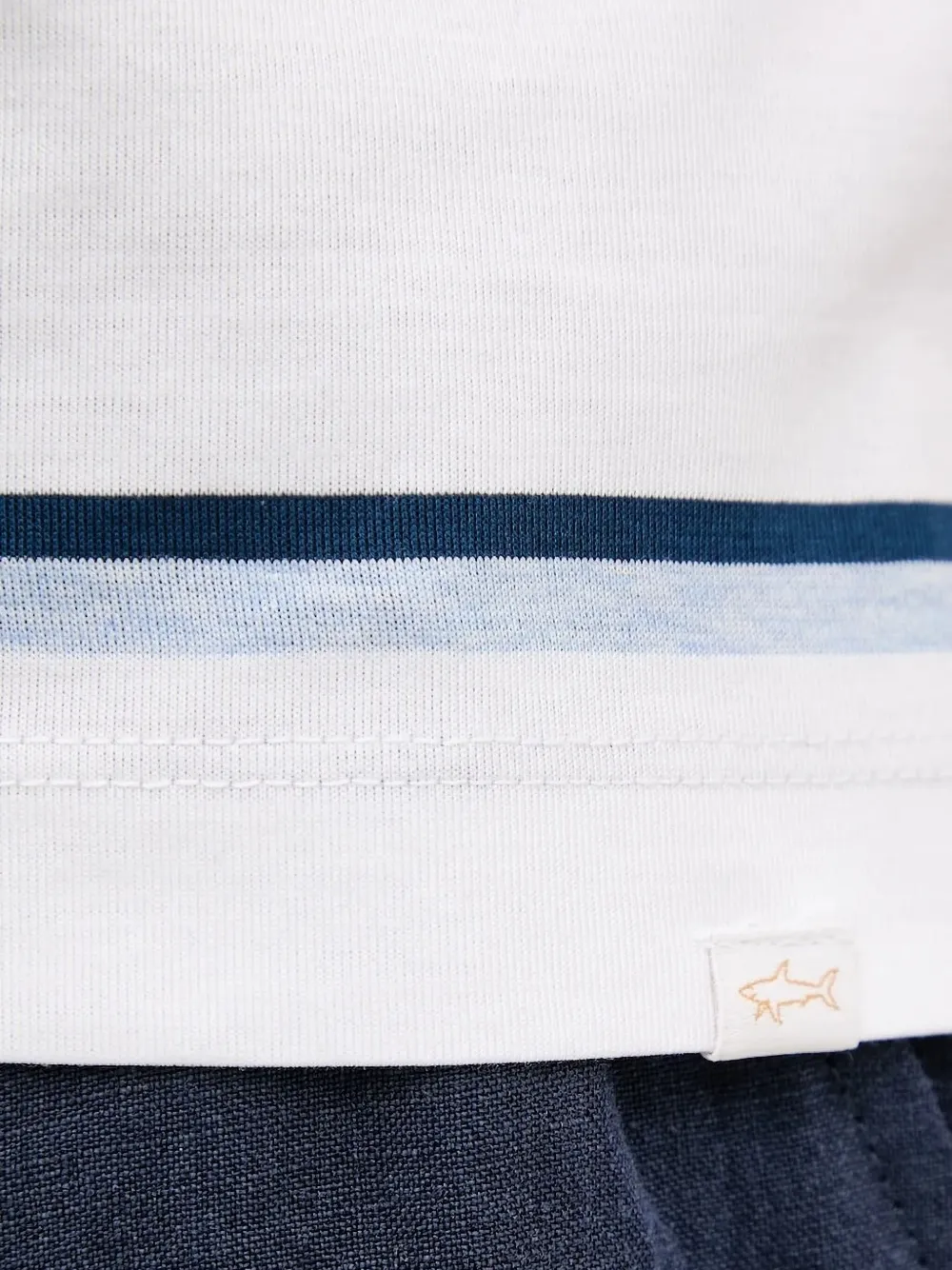 Paul & Shark Striped Crew-neck T-shirt In Multi