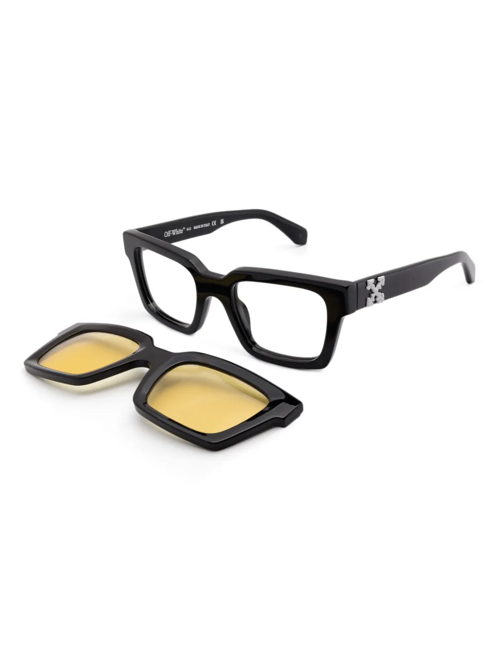 Off-White Eyewear square-frame clip-on glasses | Sunglasses | Image 2