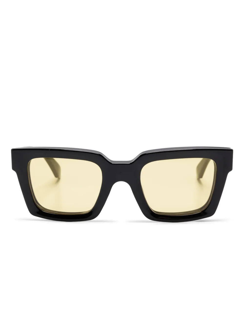 Off-White Eyewear square-frame clip-on glasses | Black | Image 1