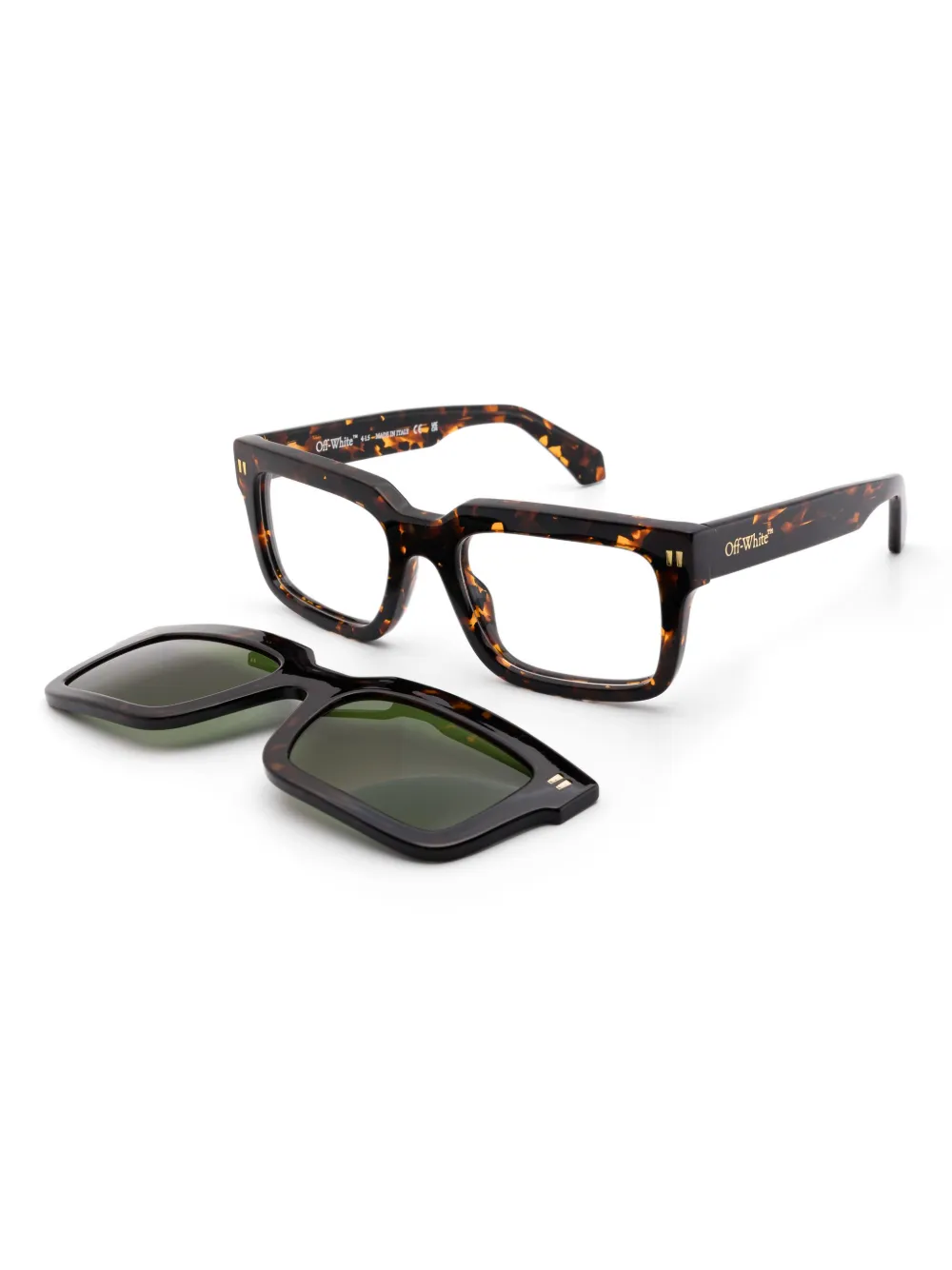 Off-White Eyewear square-frame clip-on glasses | Sunglasses | Image 2