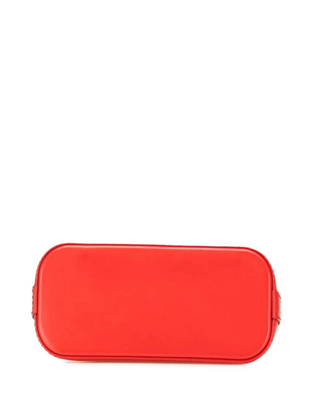 Pre-owned Louis Vuitton 2015 Epi Nano Alma Satchel In Red