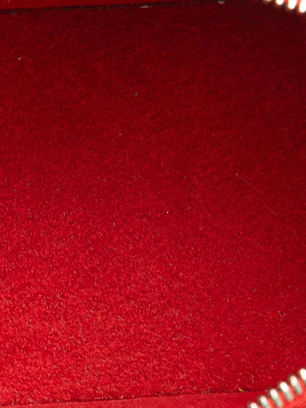 Pre-owned Louis Vuitton 2015 Epi Nano Alma Satchel In Red