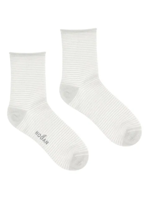 Hogan striped ankle socks