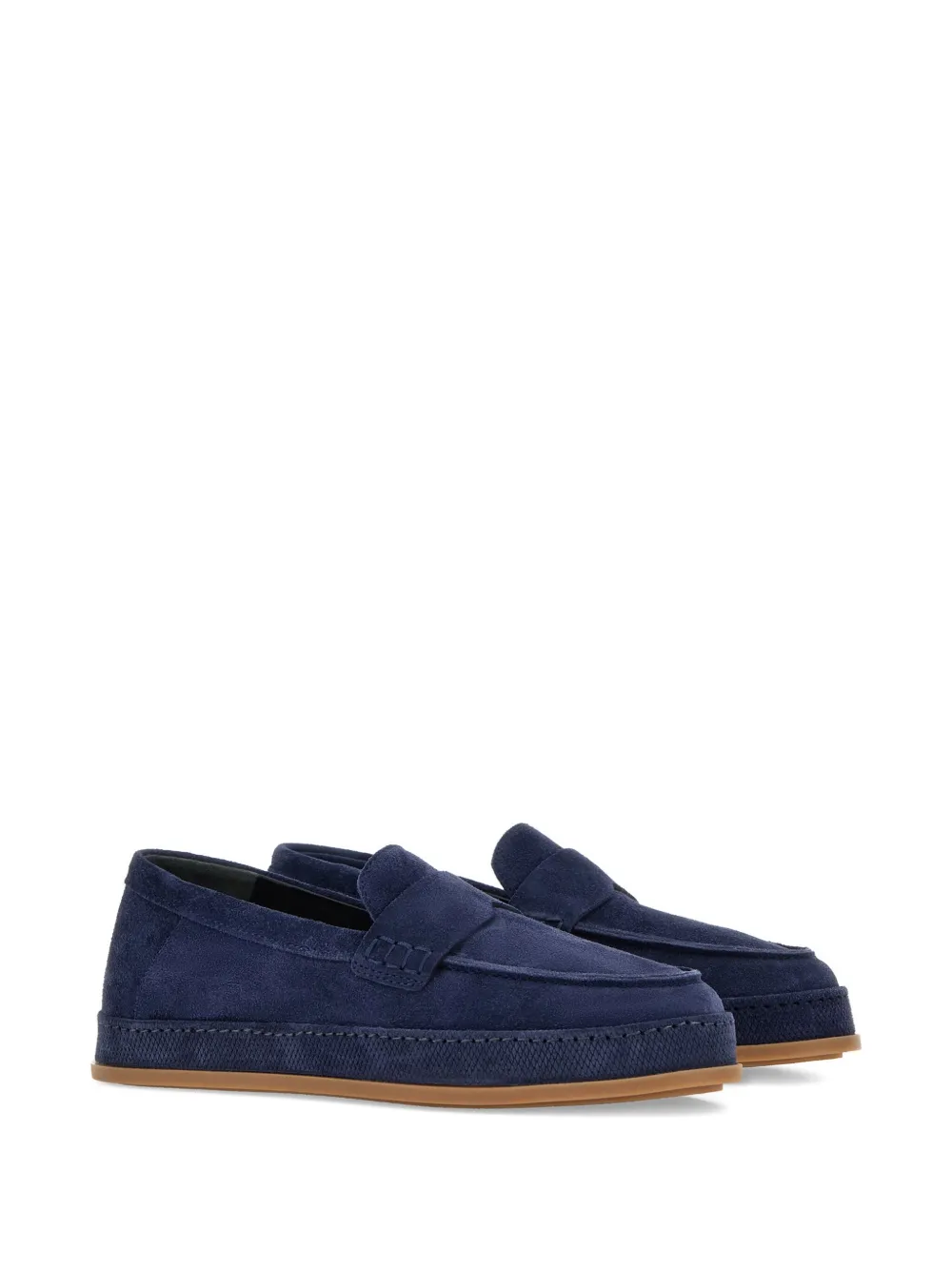 Hogan Leren loafers - Blauw