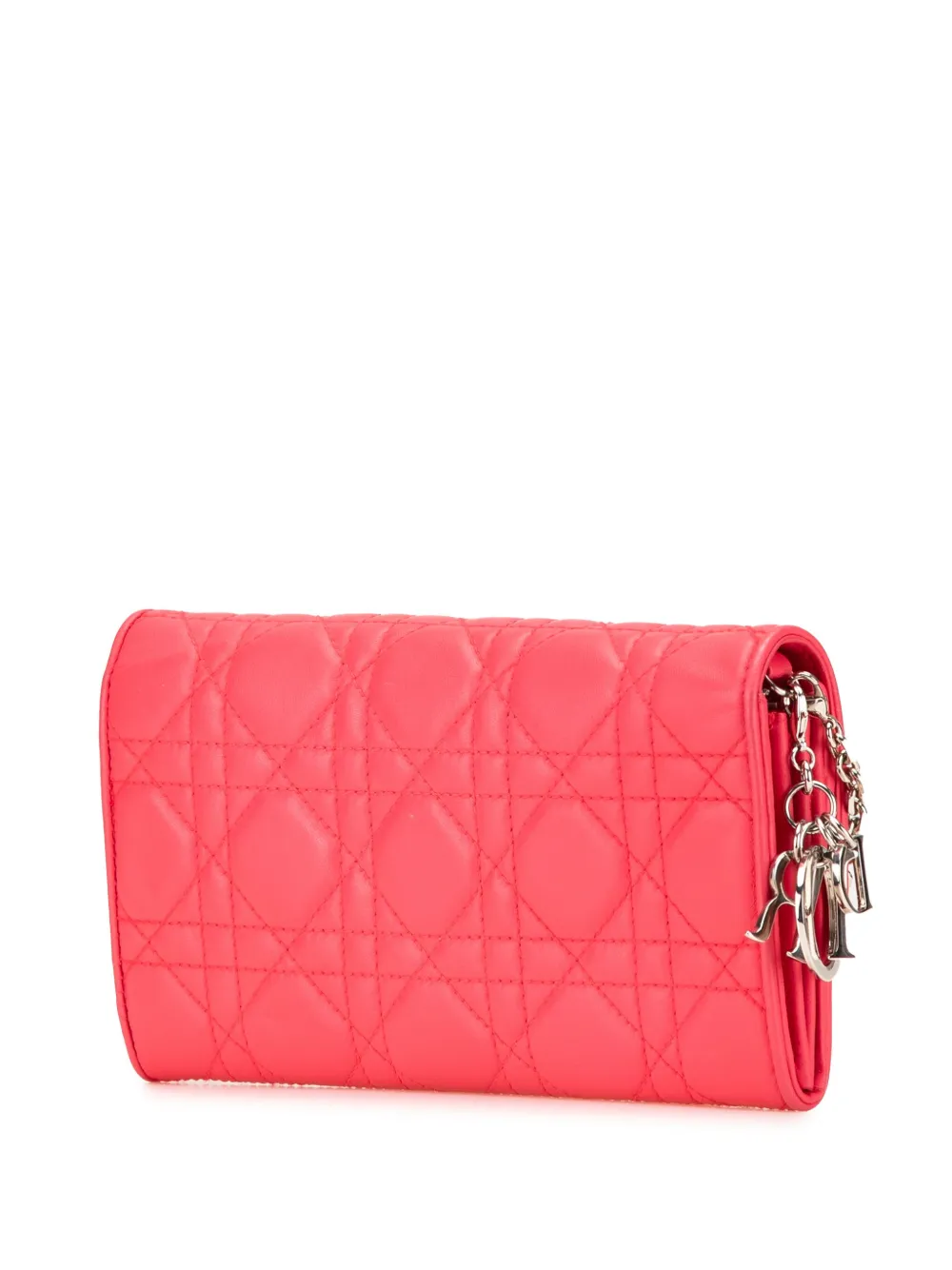 Christian Dior Pre-Owned 2014 Lambskin Cannage Lady Dior Wallet On Chain shoulder bag | Pre-Owned | Image 2