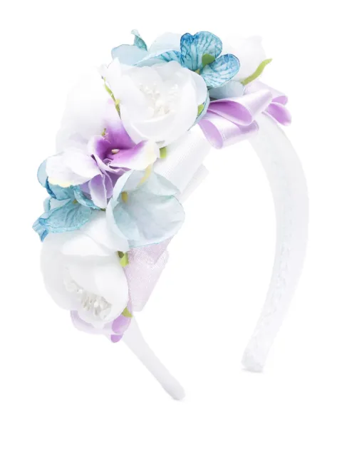 Colorichiari floral-appliqué hair band