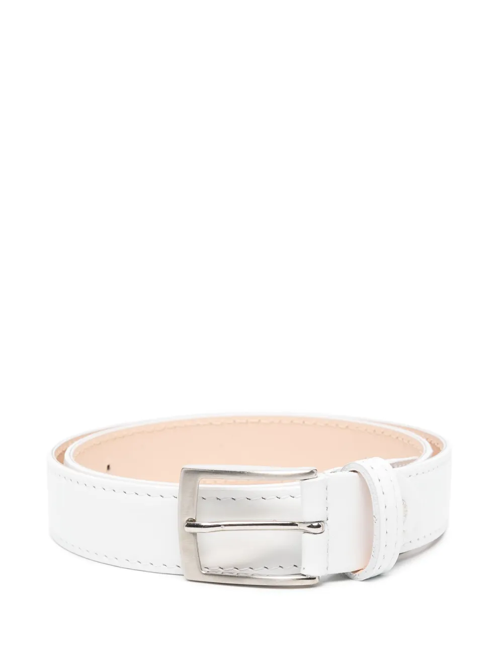 Colorichiari Leren riem Wit