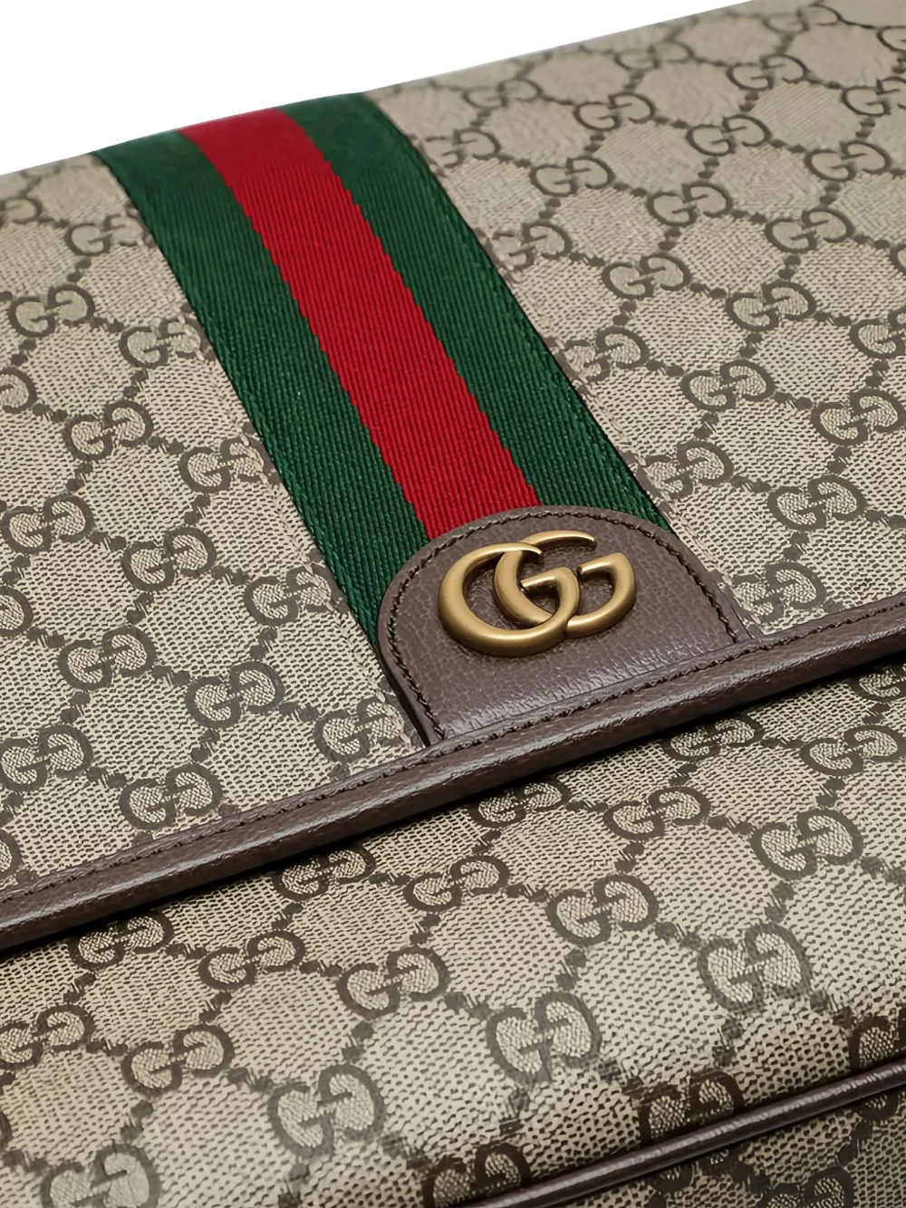 Gucci Ophidia GG messengertas met monogram Beige