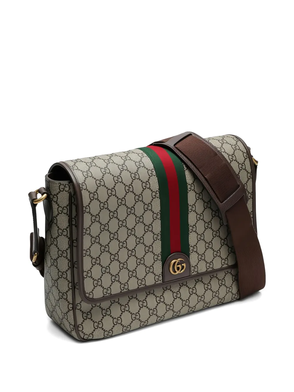 Gucci Ophidia GG messengertas met monogram Beige