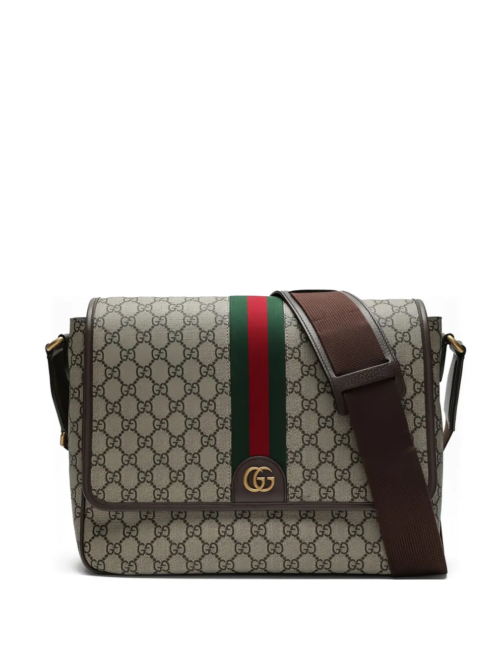 Gucci Ophidia GG monogram messenger bag | Neutrals | Image 1