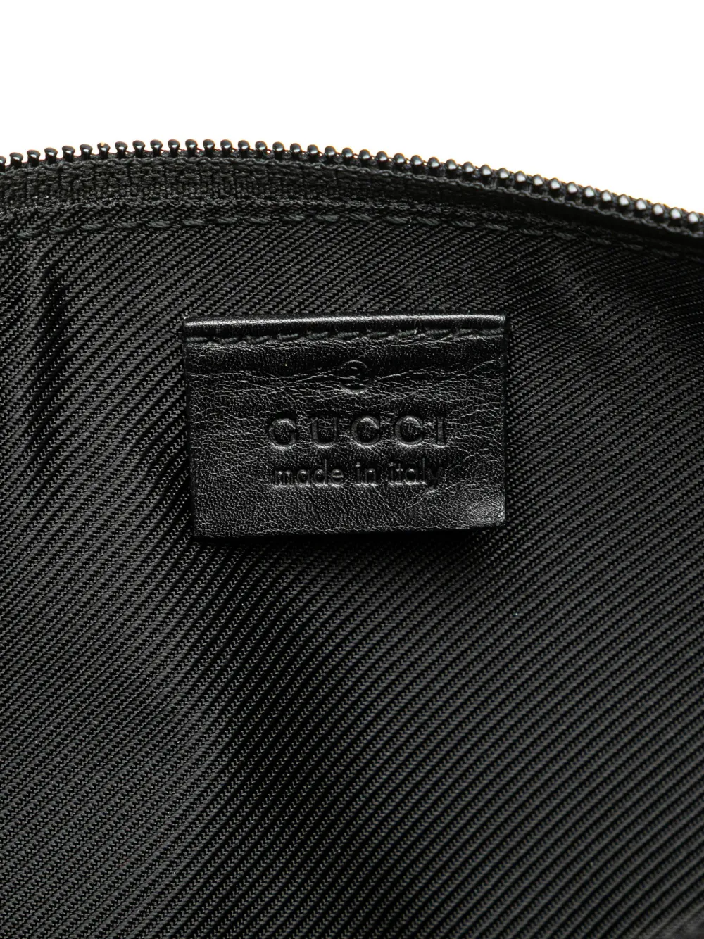 Pre-owned Gucci 2000-2015 Gg Canvas Boat Shoulder Bag In Black