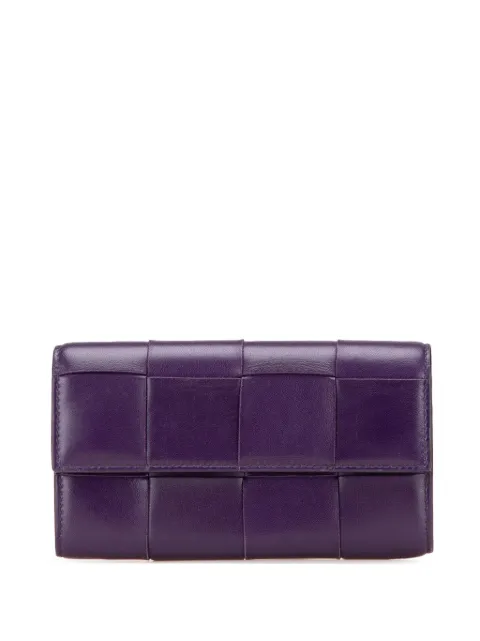 Bottega Veneta Pre-Owned cartera de piel de napa en Intrecciato Maxi 2012-2024