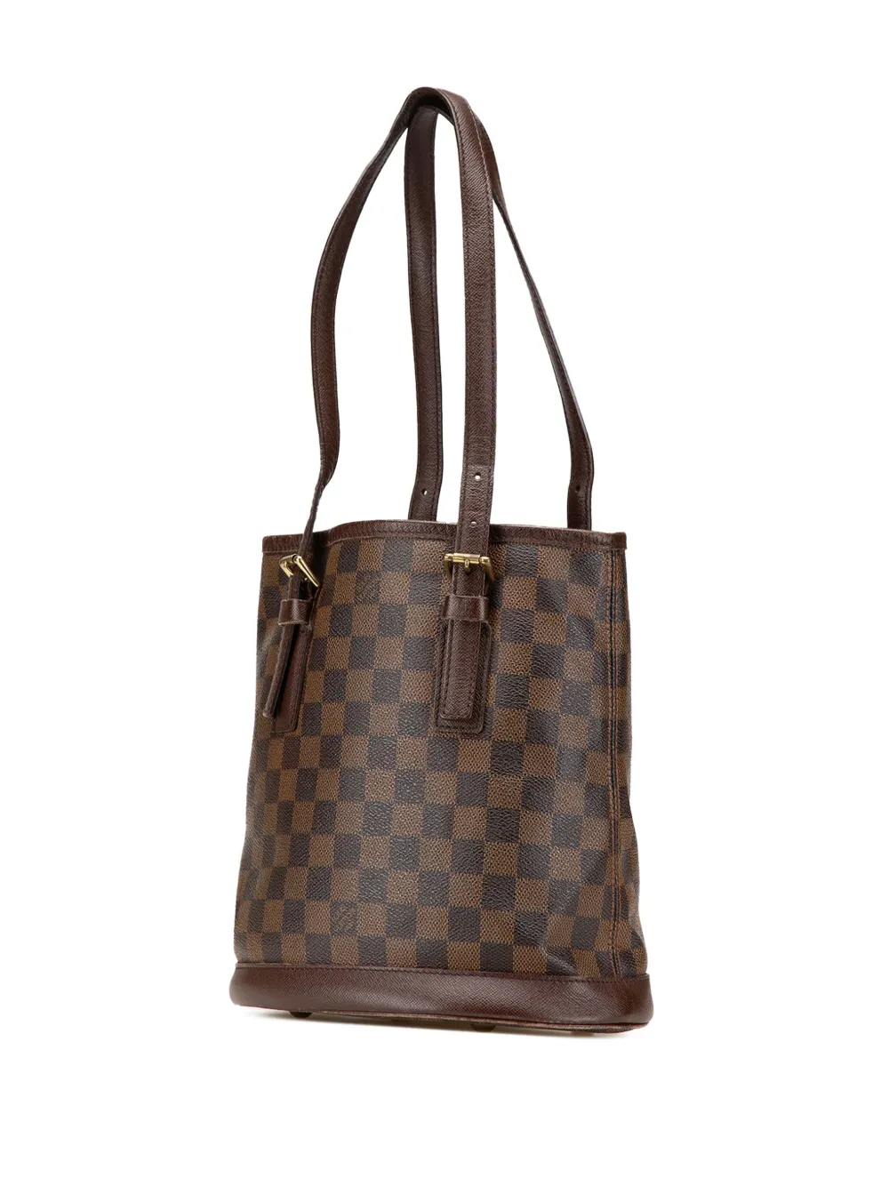 Louis Vuitton Pre-Owned 2000 Damier Ebene Marais bucket bag | Pre-owned | Image 2
