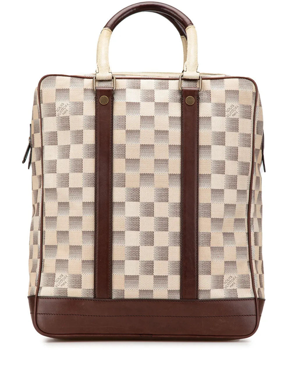 Louis Vuitton Pre-Owned 2007 ダミエ ルーン カバ ハンドバッグ - ブラウン Louis Vuitton Pre-Owned 2007 ダミエ ルーン カバ ハンドバッグ - ブラウン