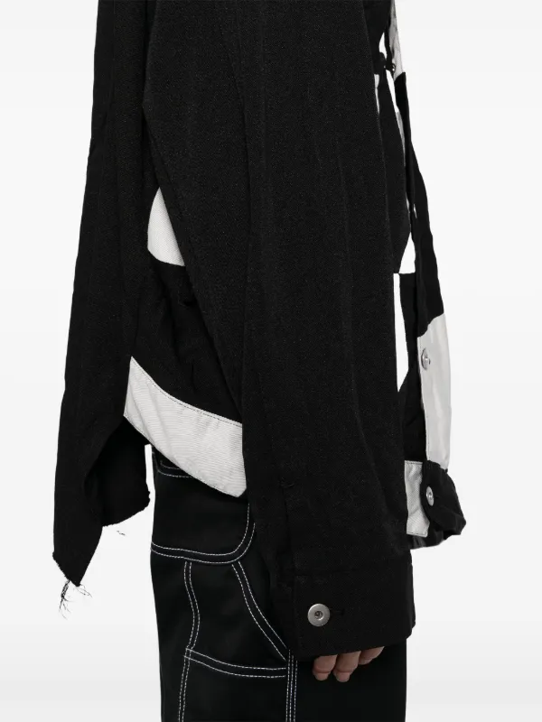Black Comme Des Garçons パッチワーク ジャケット | ブラック