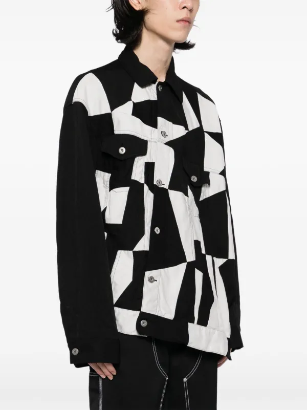 Black Comme Des Garçons パッチワーク ジャケット | ブラック
