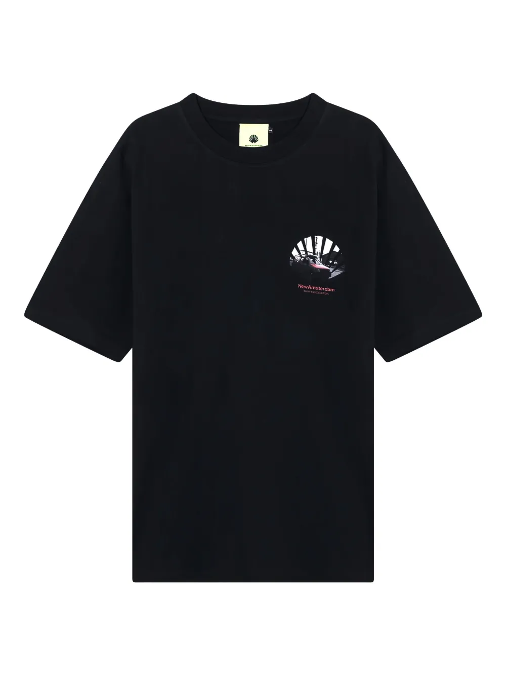 NEW AMSTERDAM playera con estampado gráfico | negro | Image 1