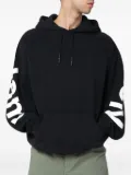 NEW AMSTERDAM graphic-print hoodie - Black