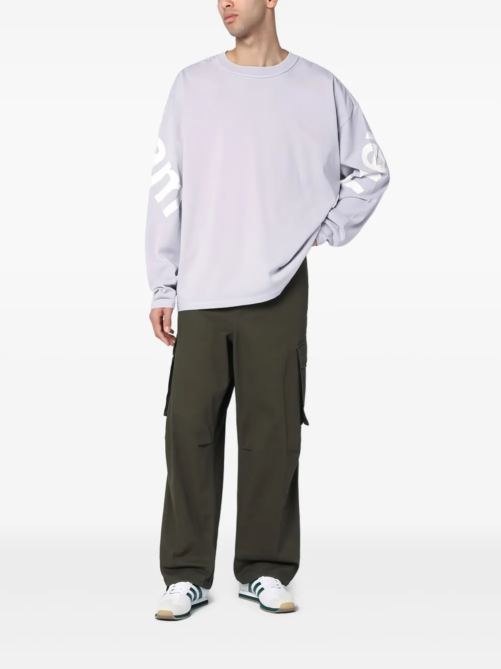 NEW AMSTERDAM logo-print long-sleeve T-shirt | T-Shirts | Image 2
