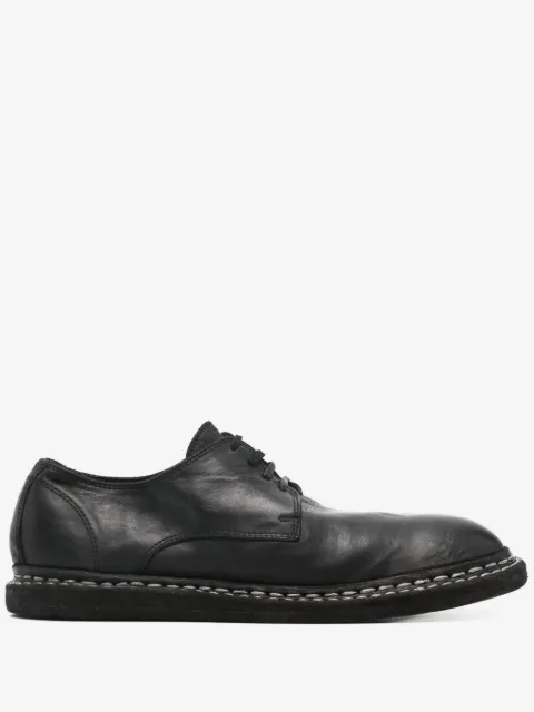 Guidi leather derby shoes