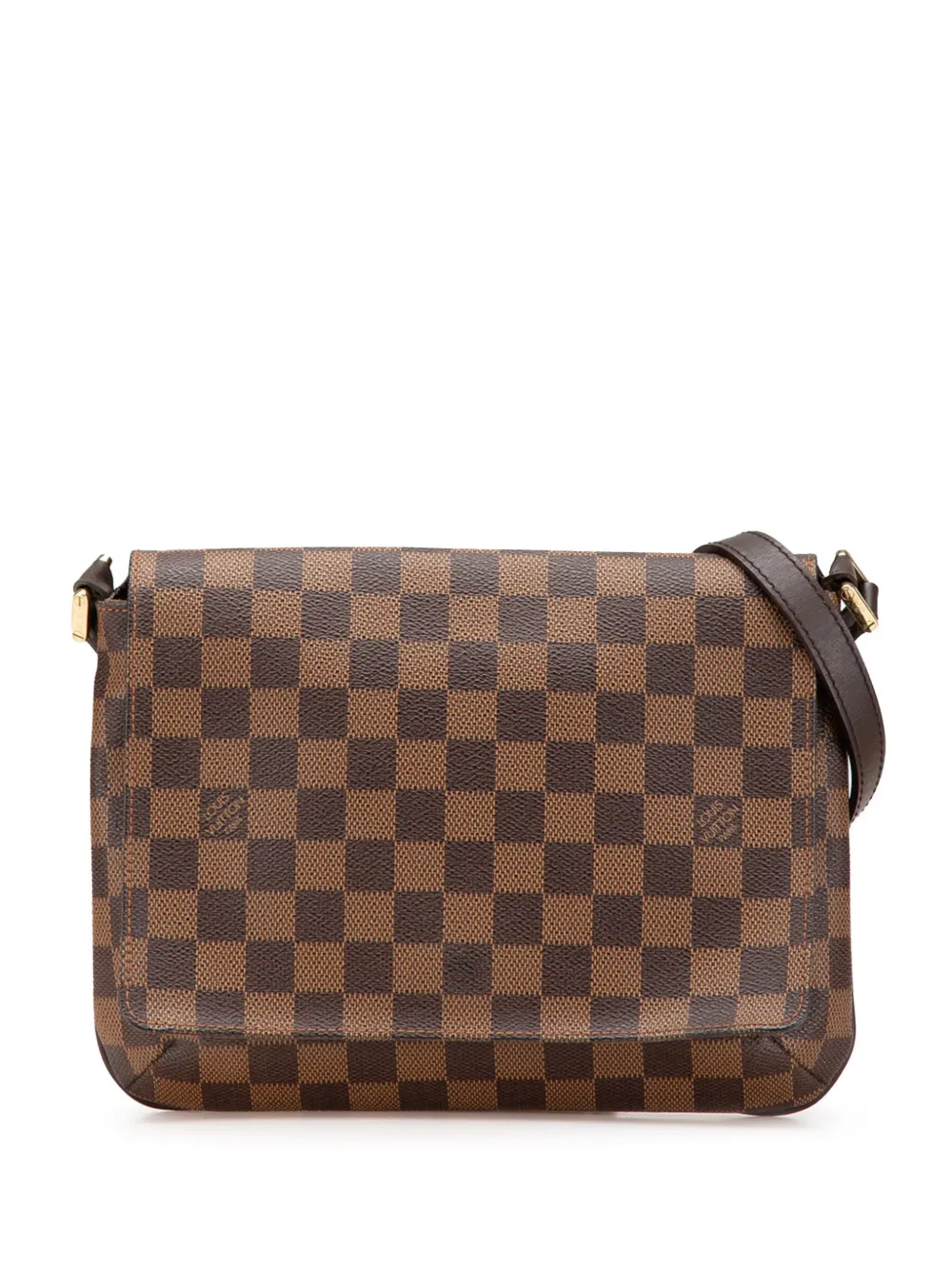 Louis Vuitton Pre-Owned 2003 ダミエ エベヌ ミュゼット・タンゴ ショルダーバッグ - ブラウン Louis Vuitton Pre-Owned 2003 ダミエ エベヌ ミュゼット・タンゴ ショルダーバッグ - ブラウン