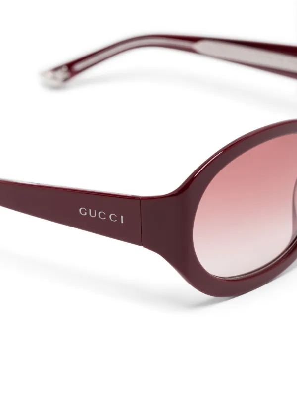 Gucci Eyewear GG2012S サングラス | レッド | FARFETCH JP